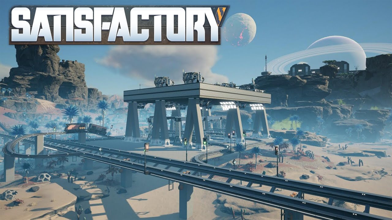 🧱 MAKING MY FIRST MACHINE WORLD IN GAME LIKE MINECRAFT🌍 | SATISFACTORY ⚙️🚀