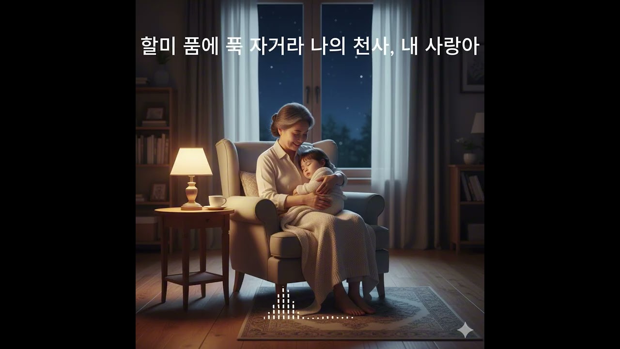 [힐링자장가] 할미(할애비) 품에 푹 자거라 - 듣기만 해도 스르르 잠드는 포근한 트롯 (1시간 무한재생) 🌙💤