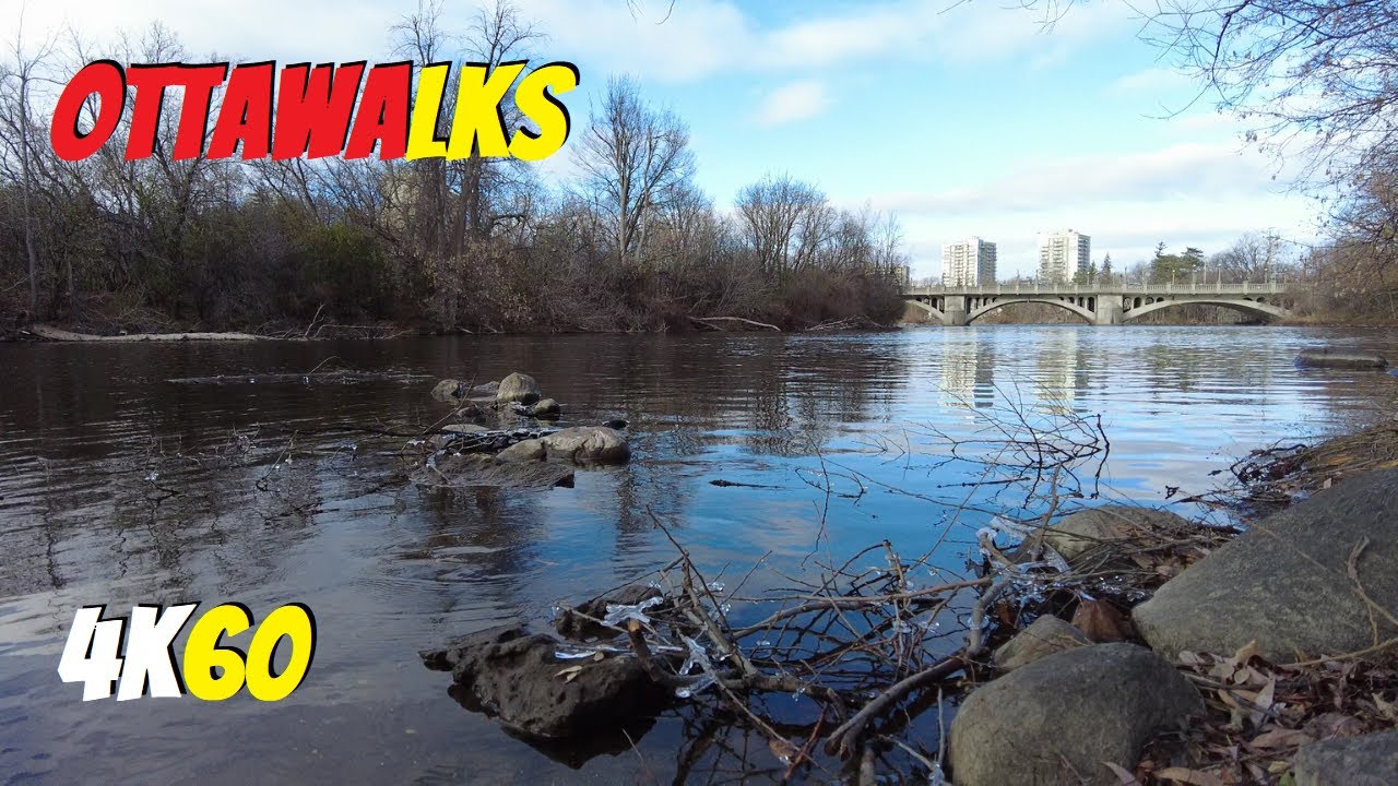 Cold weather Dji pocket 2 test, Virtual Ottawa Walking Tour in 4k w/ cuts