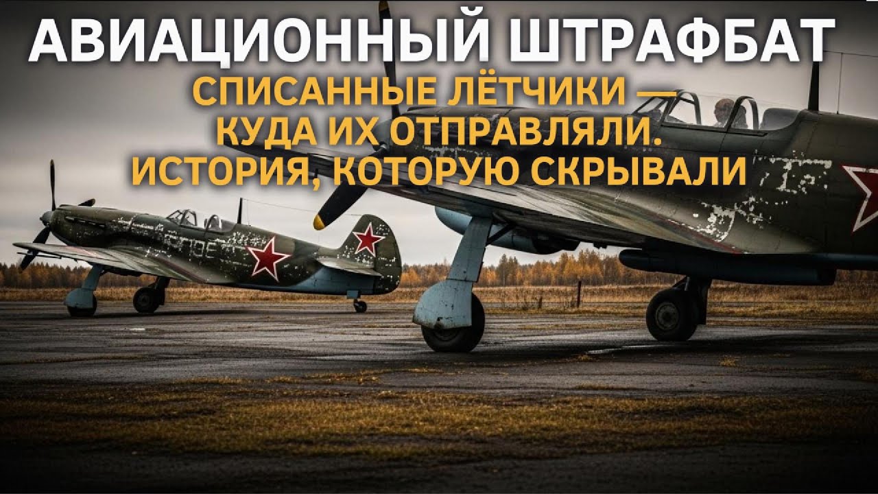 АВИАЦИОННЫЙ ШТРАФБАТ | СПИСАННЫЕ ЛЁТЧИКИ: Куда их отправляли на самом деле. История которую скрывали