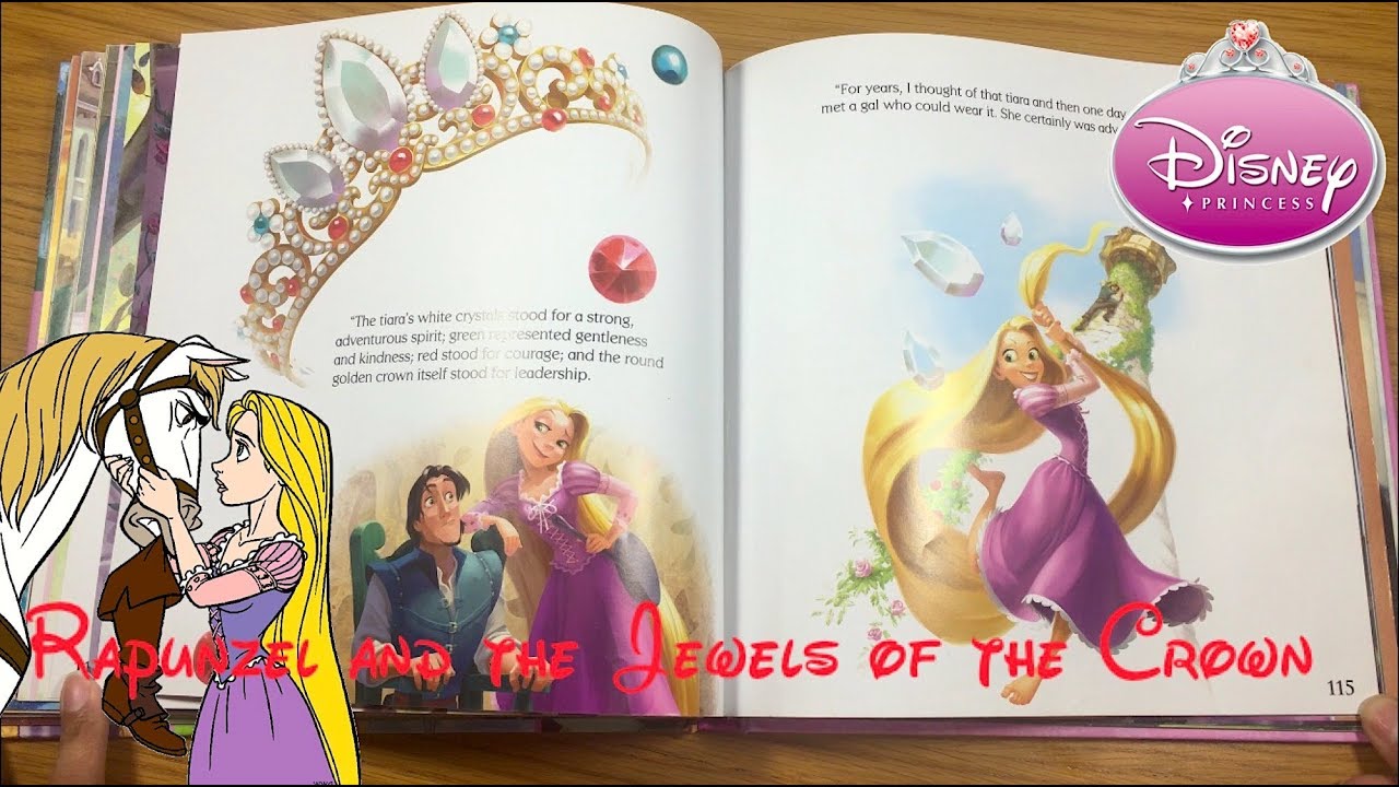 Disney Princess Bedtime Story Rapunzel and the Jewels of the Crown - Read Along for kids