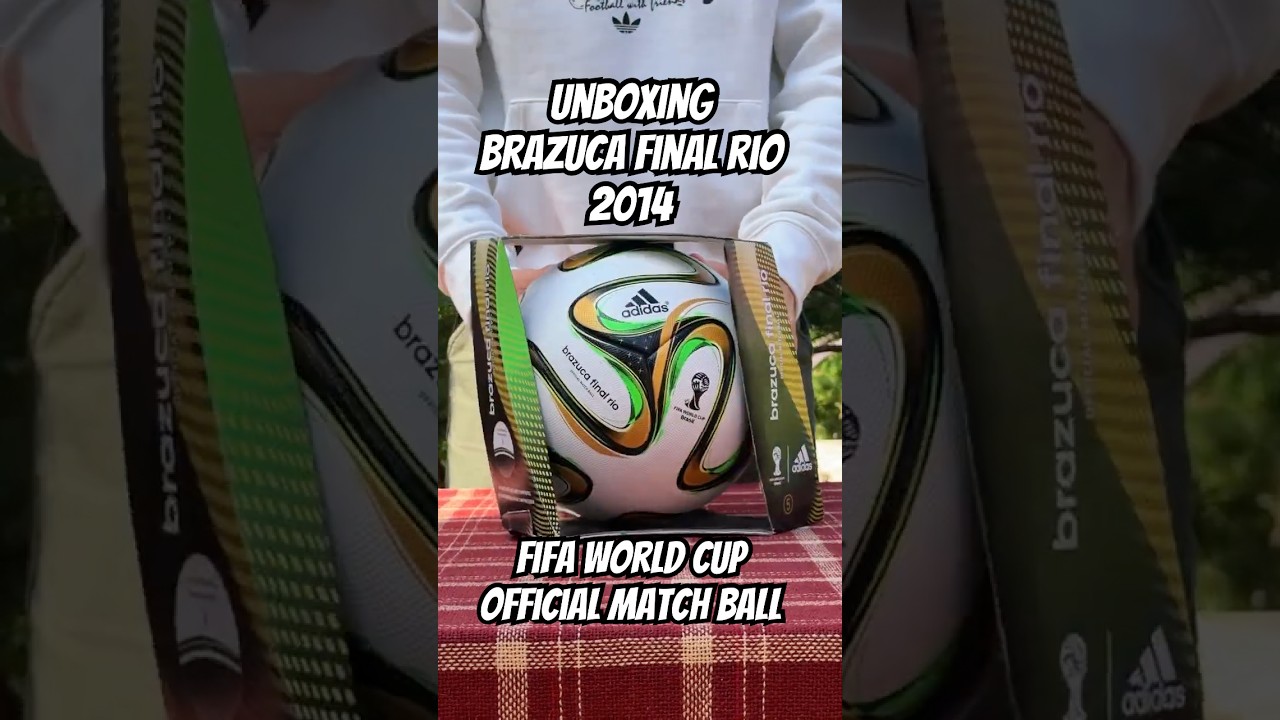 FIFA World Cup 2014 Brazuca Final Rio Official Match Ball Pro Brazil Jabulani USA #soccer #football