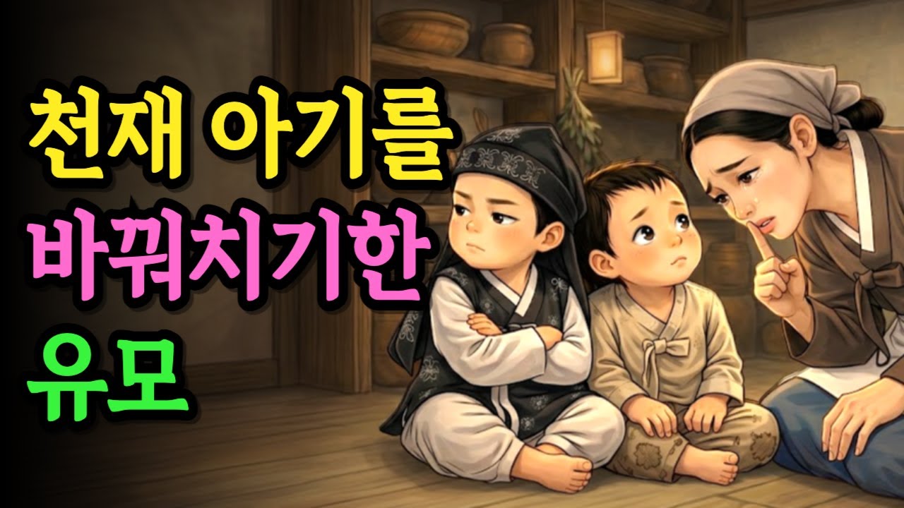 천재 아기를 바꿔치기한 여종, 핏줄을 속인 유모의 결말 | 야담 옛날이야기 오디오북 수면동화 전설 민담