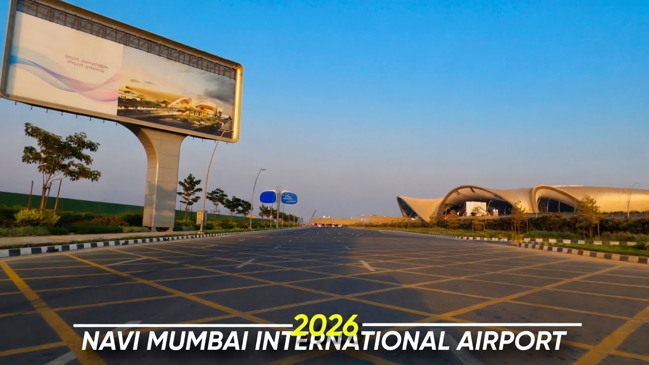 Navi Mumbai International Airport | 4K Drive | NMIAL