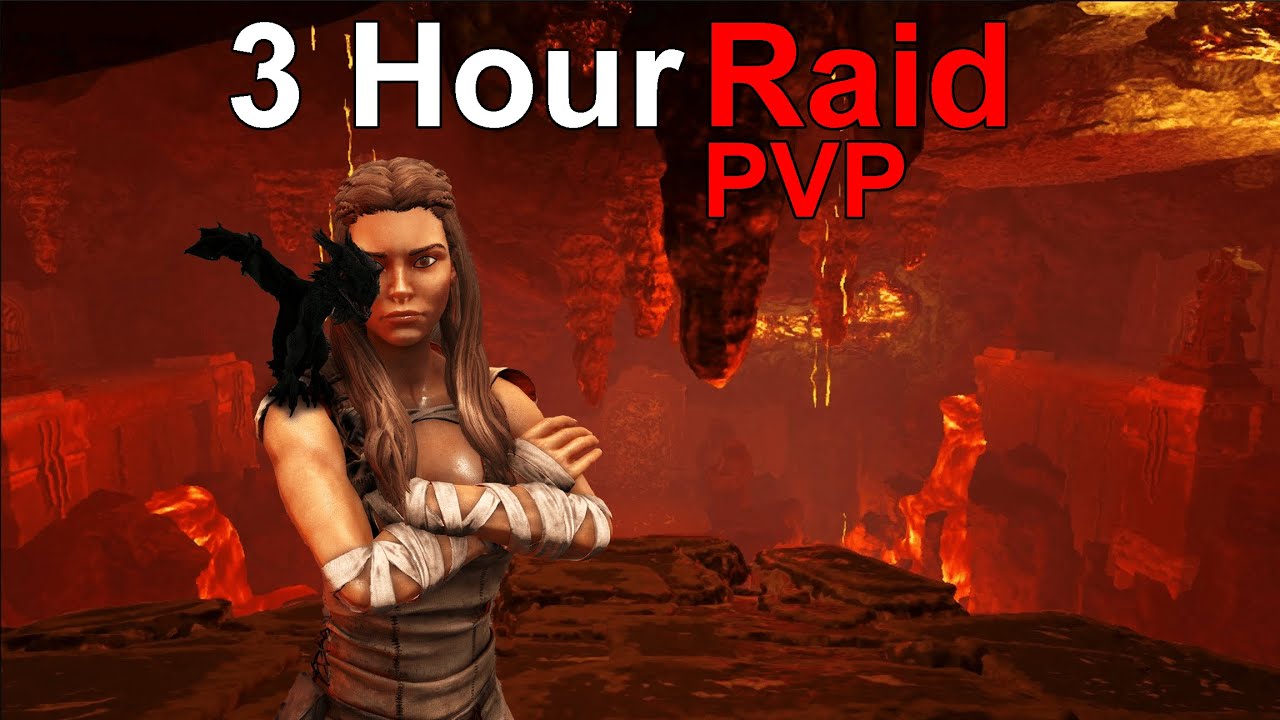 Raiding This Underrated Lava Cave On Fjordur | ARK Survival Evolved PVP
