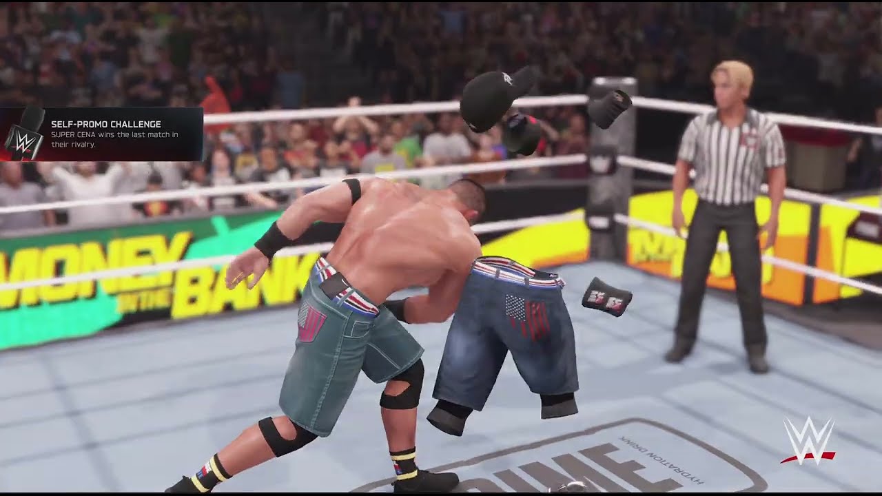 WWE2K25 John Cena vs Super Cena WWE Championship match 
