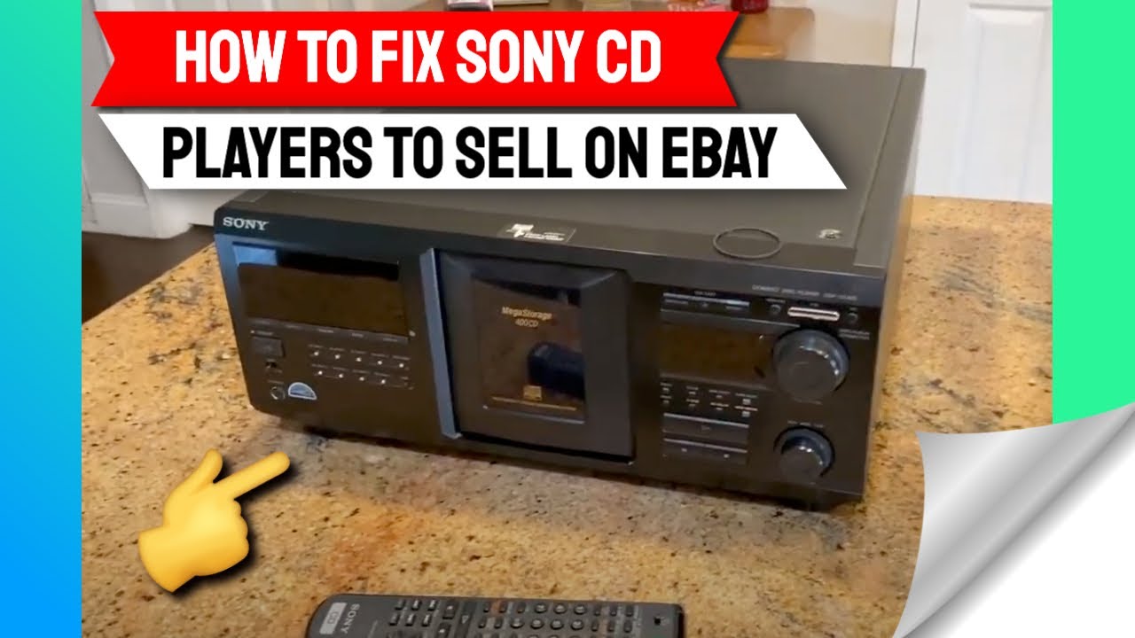 Замена ремня SONY CDP-CX455 400 CD Как починить и продать на Ebay за хорошие деньги
