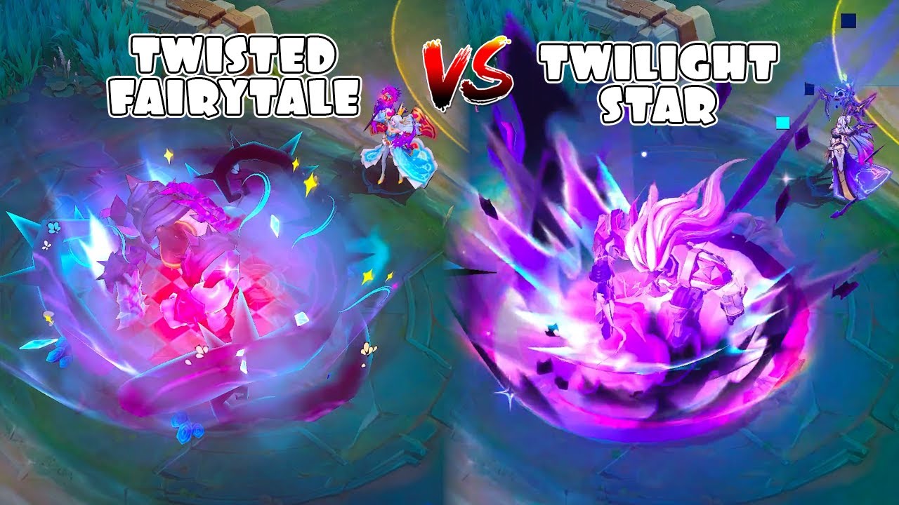 Vexana Twilight Star VS Twisted Fairytale Skin Comparison