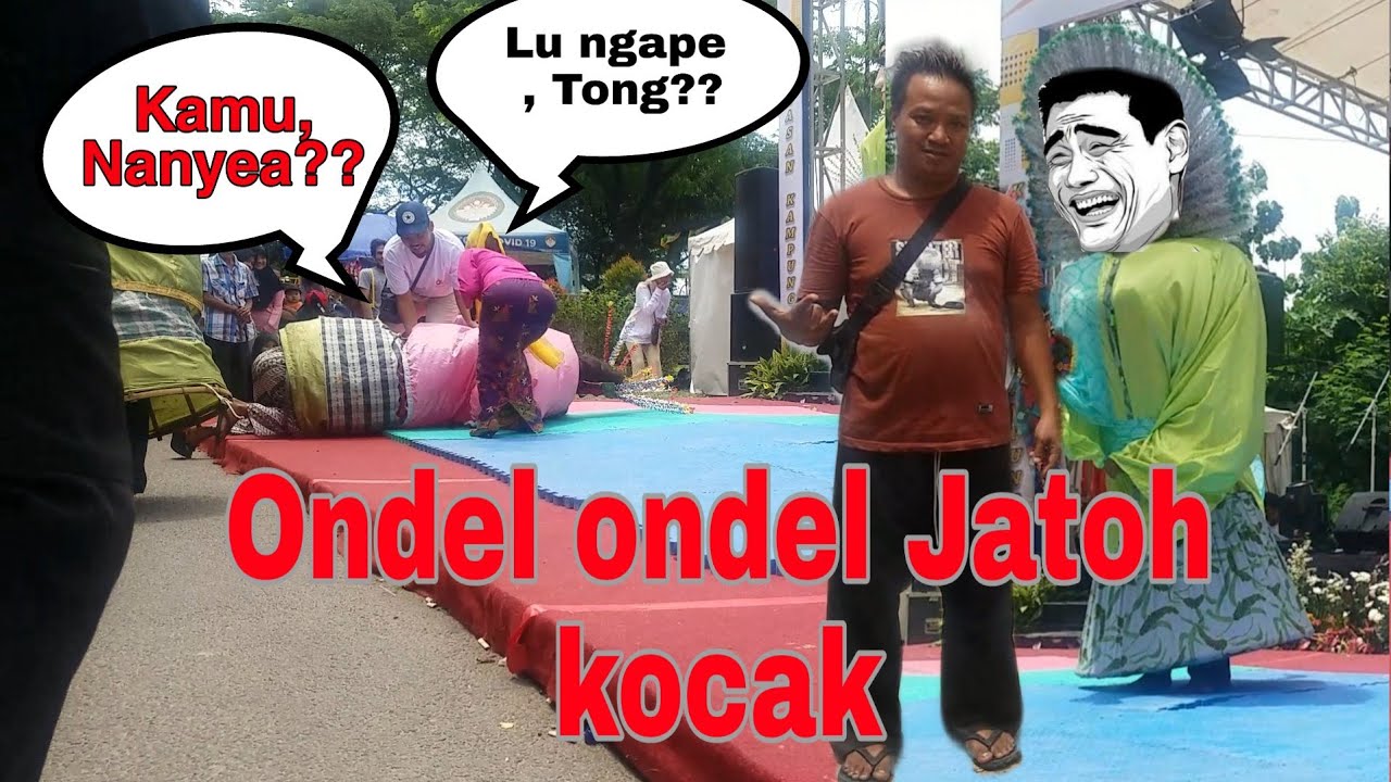 Kocak ❗Ondel ondel nya Jatoh