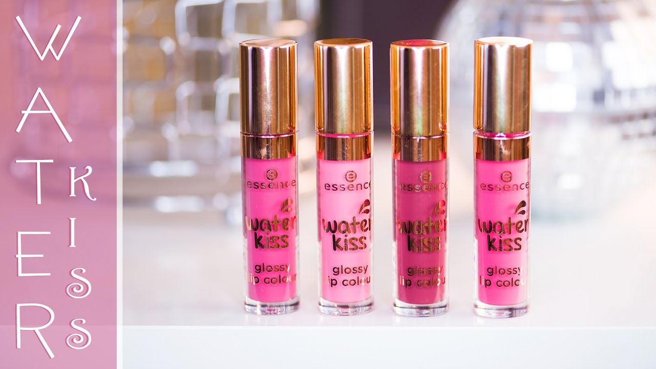 НОВИНКА Essence WATER KISS Glossy Lip Colour I Ревью + СВОТЧИ на Губах