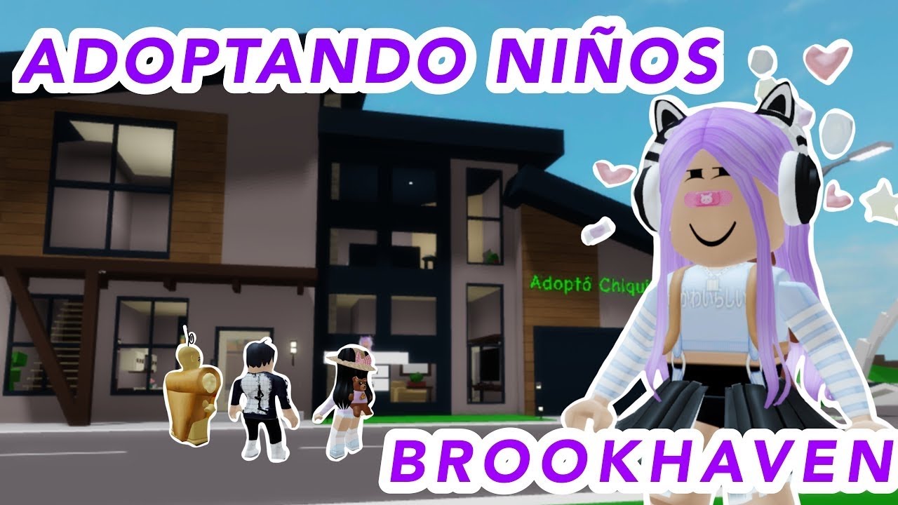 Adoptando niños en Roblox, “BROOKHAVEN” suscríbete y dale like para más videos ❤️🫰🏻
