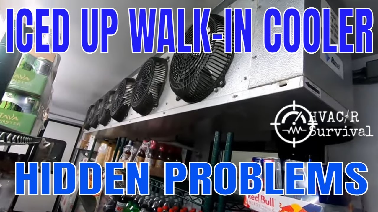 ICED UP WALK-IN COOLER WITH HIDDEN PROBLEMS