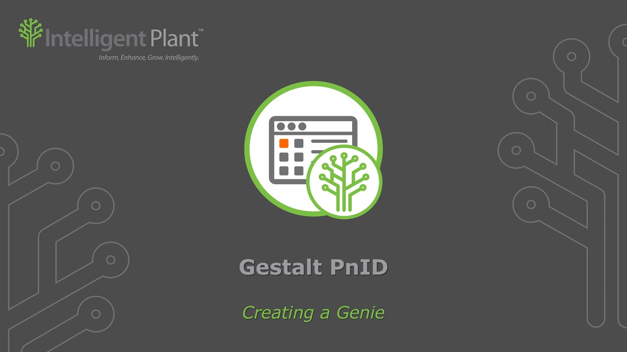 Gestalt PnID - Create a Genie