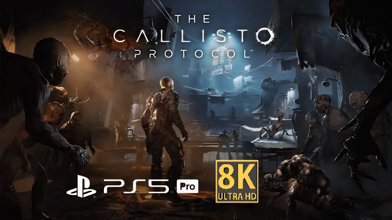 The Calisto Protocol Real 8k Gameplay PS5 PRO Samsung QN800D 75'