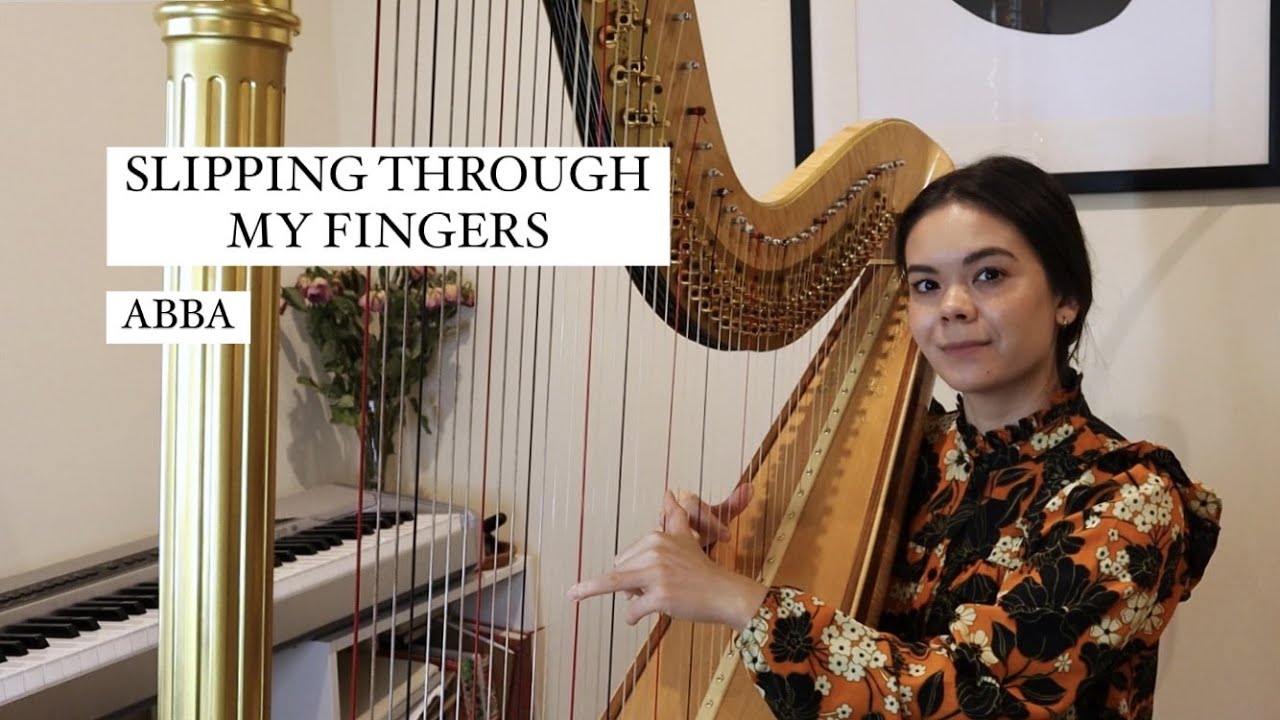 Slipping Through My Fingers - ABBA (Harp Cover)