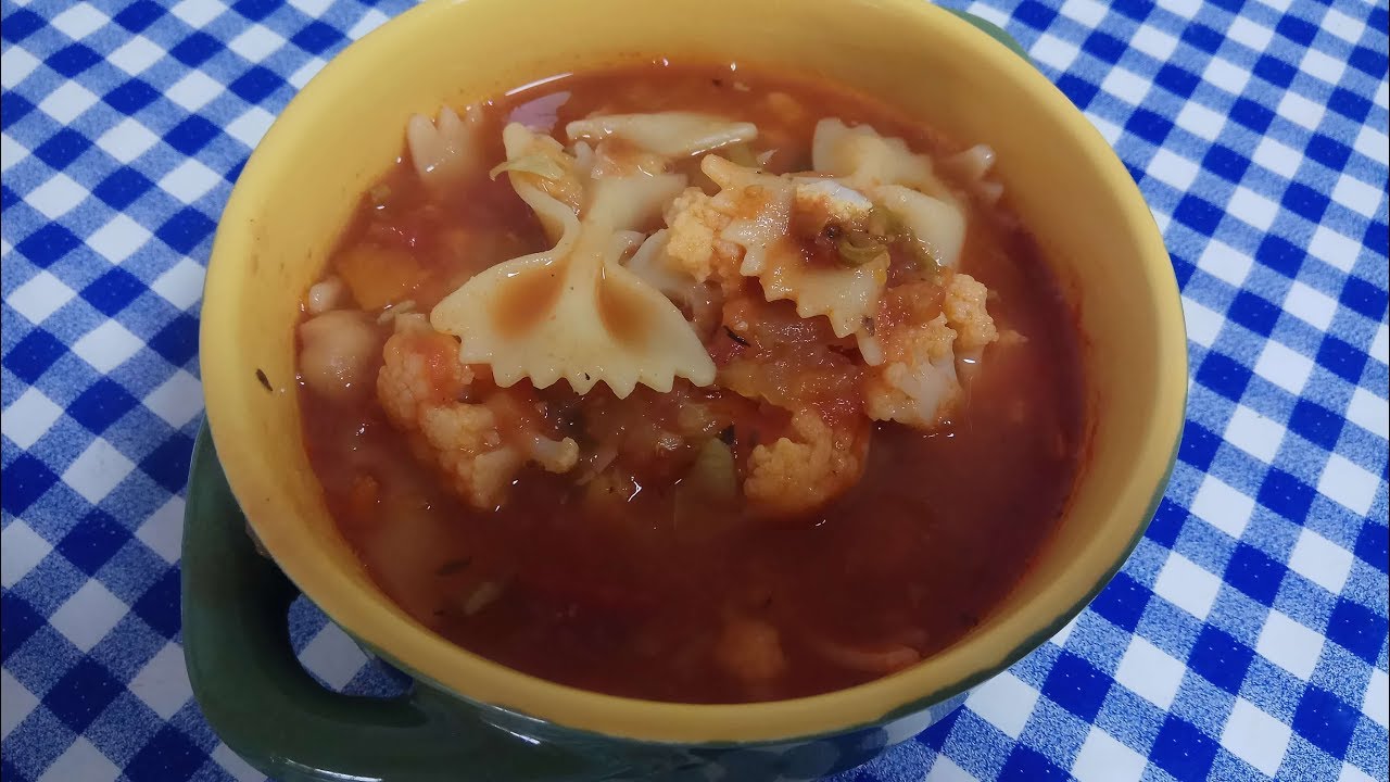 Italian Minestrone Soup-מרק מינסטרונה איטלקי
