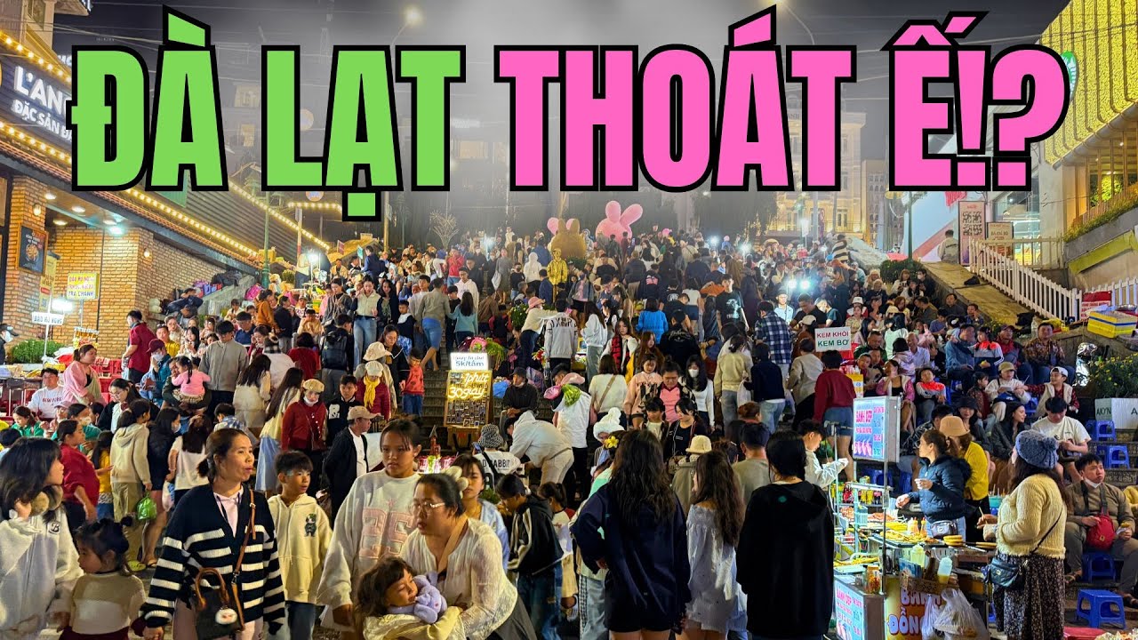 DA LAT возрождается после 3 месяцев отсутствия посетителей ||DA LAT NIGHT MARKET переполнен летни...