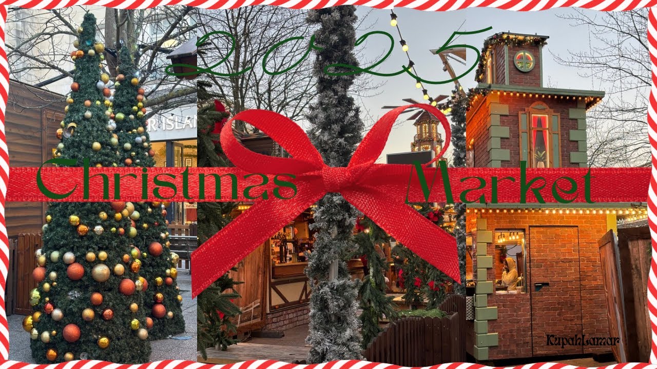 A DAY AT THE CHRISTMAS MARKET || SOTON ENGLAND 