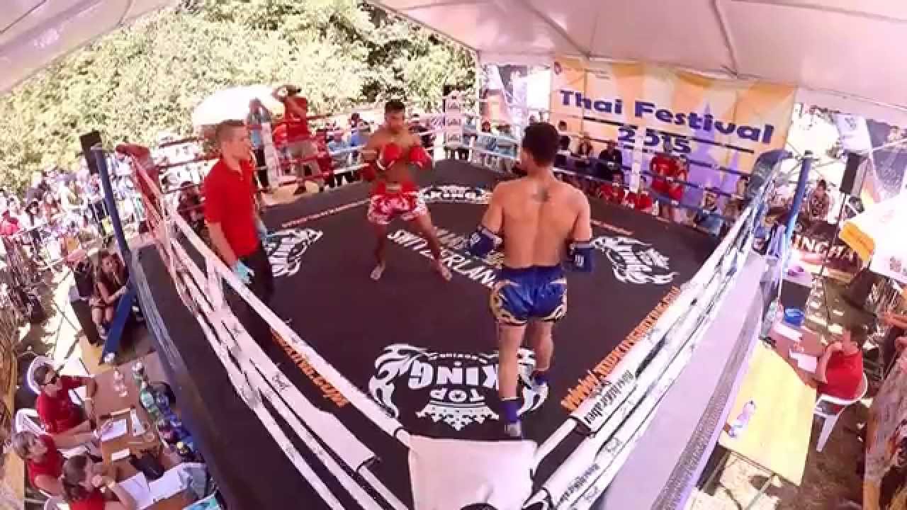 Yavuz vs. Thawatchai (18. Thai Festival Bern 2015 / GoPro-View)