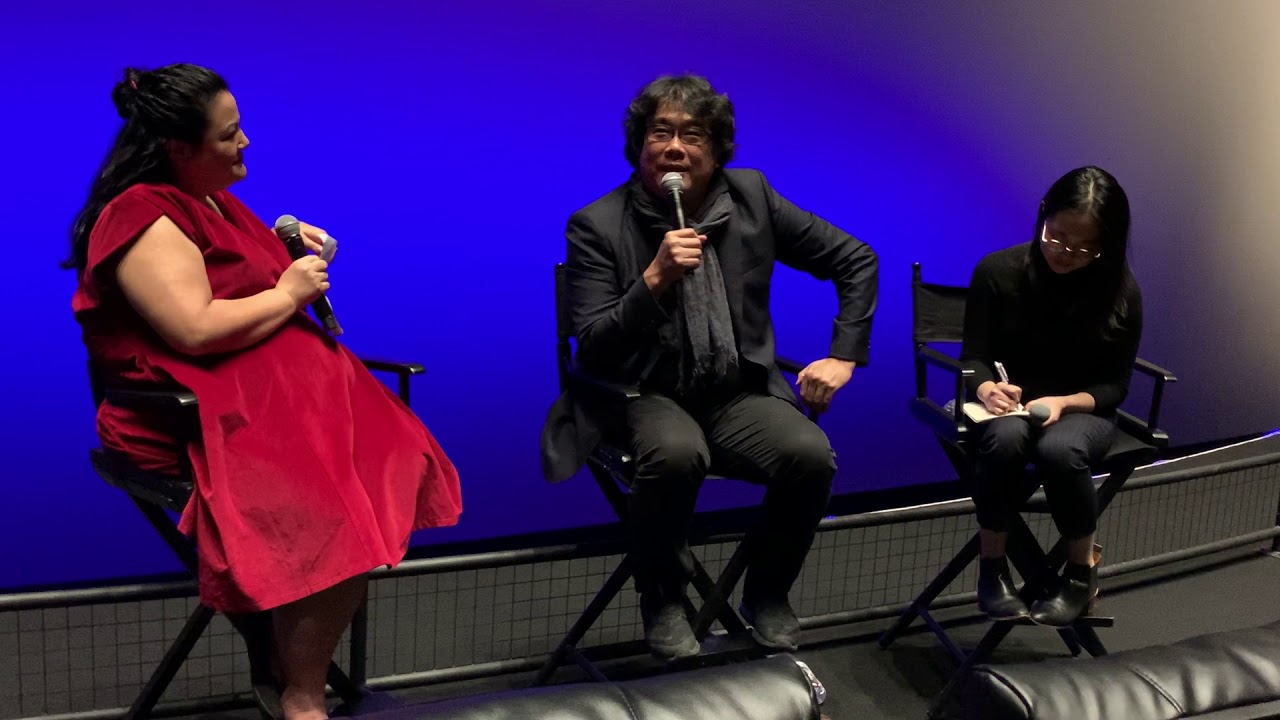 기생충 寄生上流 Parasite Q&A with writer/director/producer 奉俊昊 Bong Joon Ho on 1/26/2020.
