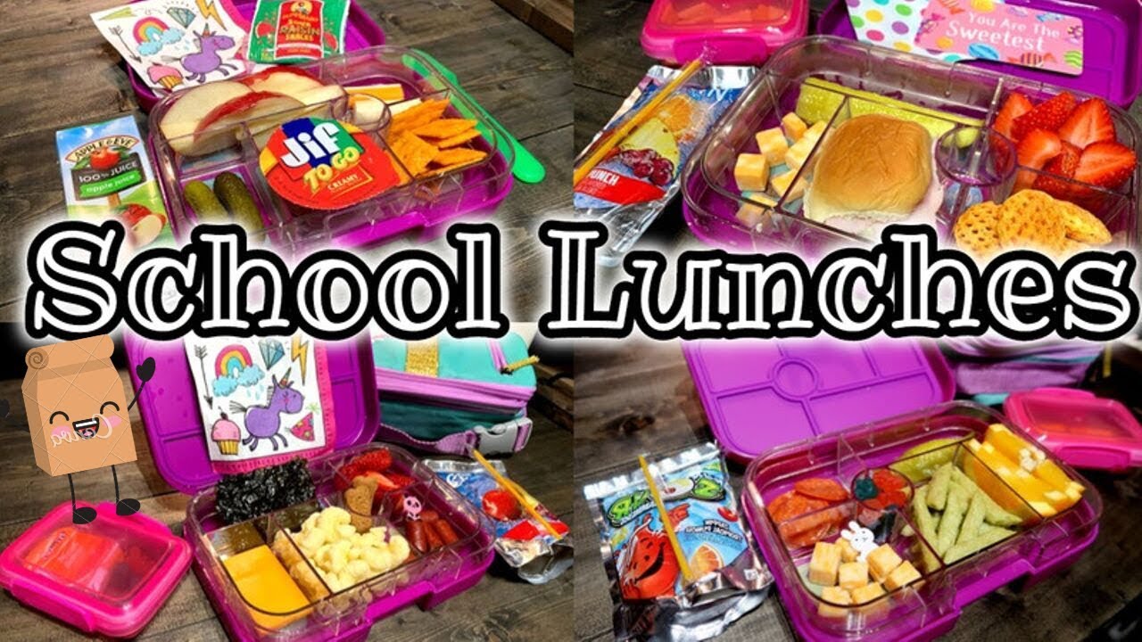 School Lunches || Easy School Lunch Ideas