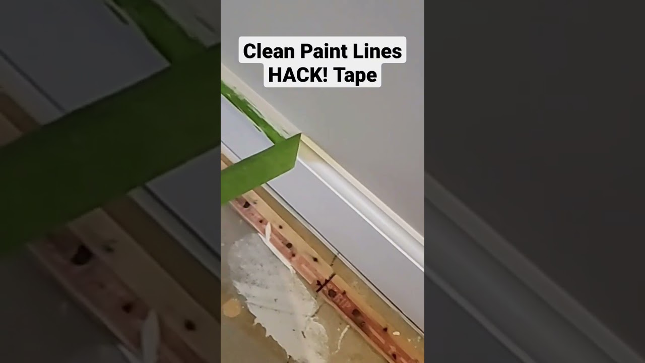 How To Paint Trim At Home | Use Painters Tape |