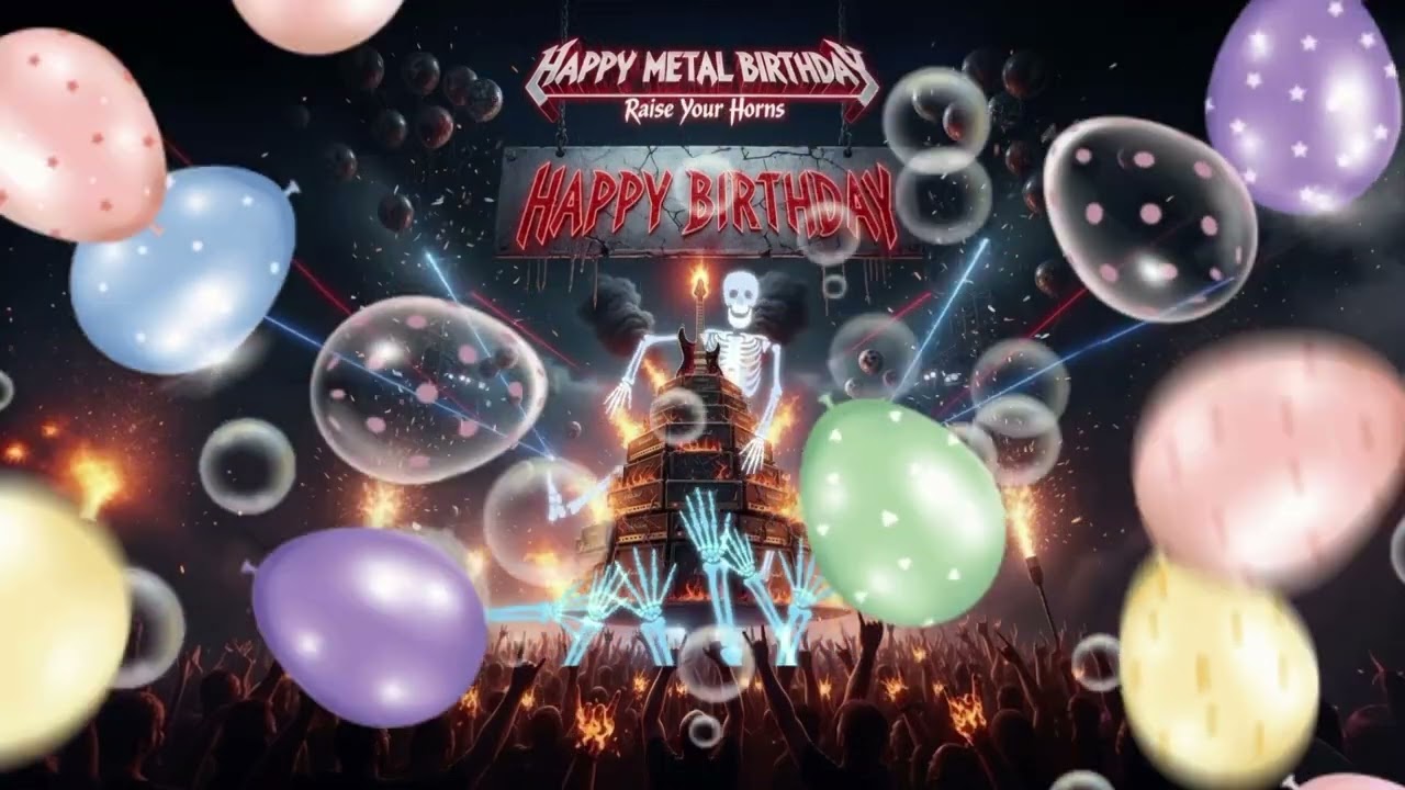 Happy Metal Birthday (Official Video) | MELODIGNIS #happybirthday #rock #metal 
