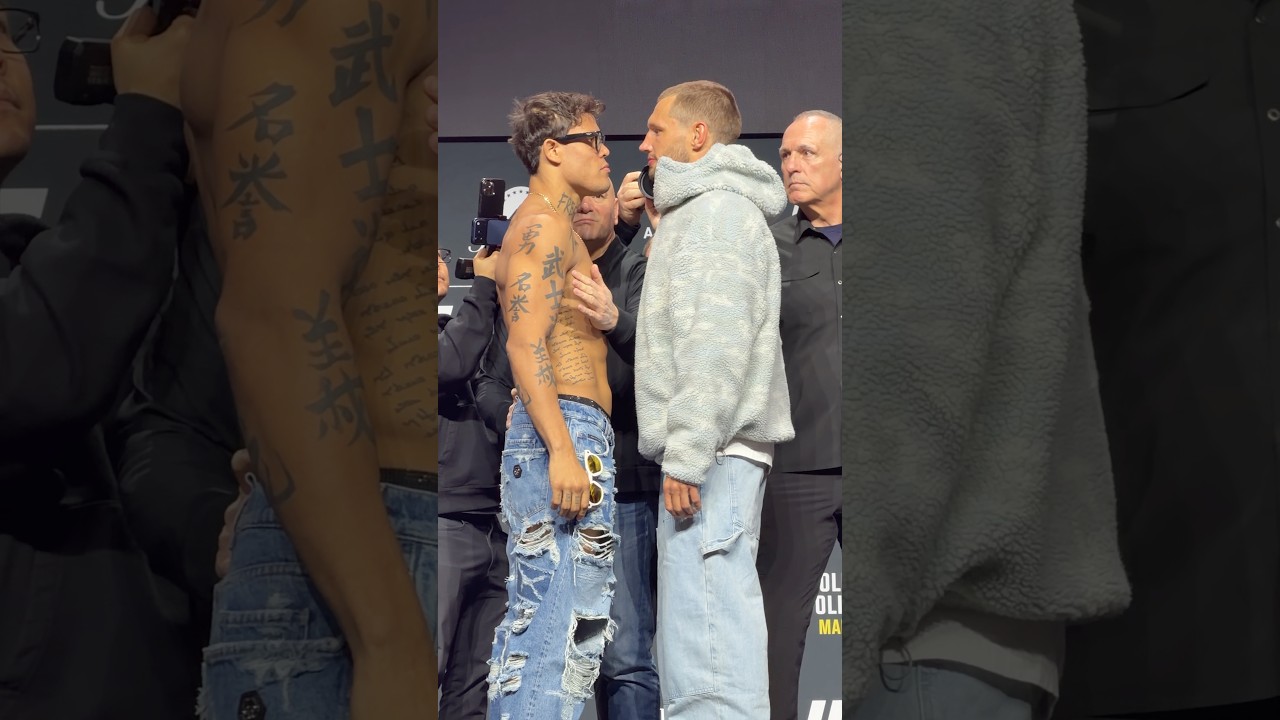 🤓🇳🇱 CAIO BORRALHO VS REINIER DE RIDDER PRESS CONFERENCE FACE OFF (UFC 326)