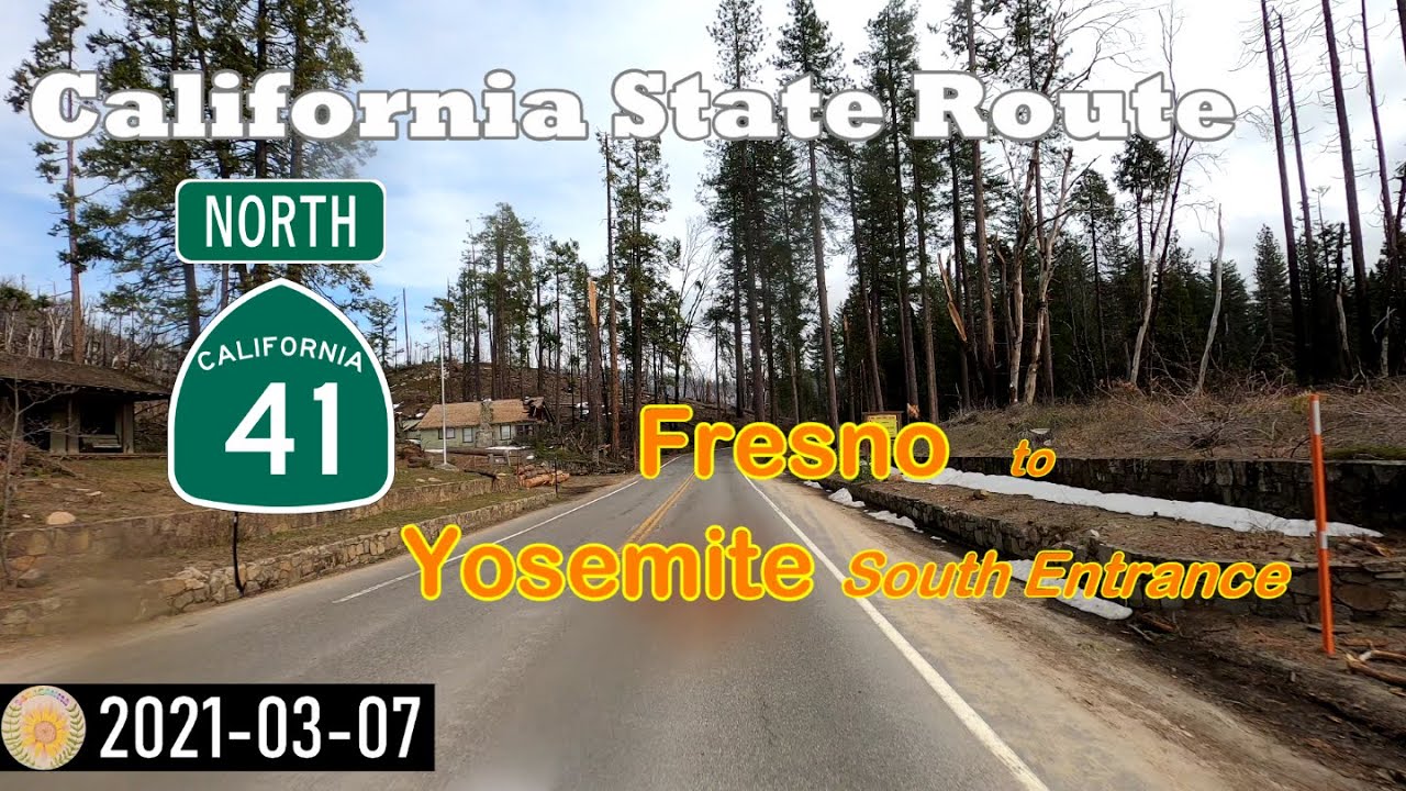 CA-41, Fresno to the South Entrance of Yosemite National Park, scenic drive northbound