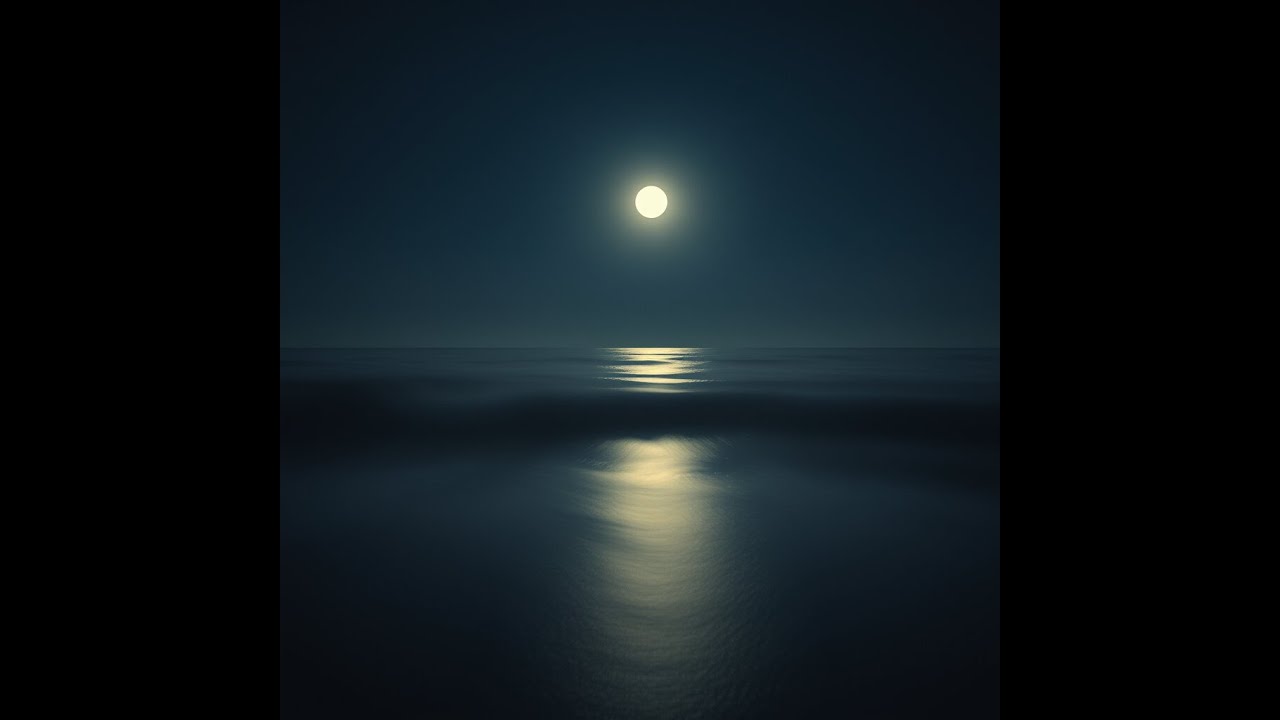 8 Hours of Deep Night Ocean Sounds 🌊🌙 | Calm Waves for Sleep & Relaxation (432Hz)