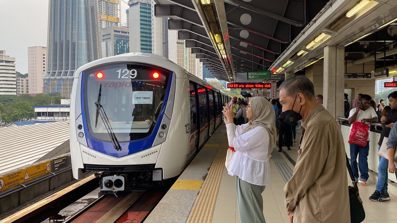 VERY EXCLUSIVE HORN Bombardier Innovia Metro 300 KLAV27 Set 29 TESTING #pasarseni #kelanajayaline