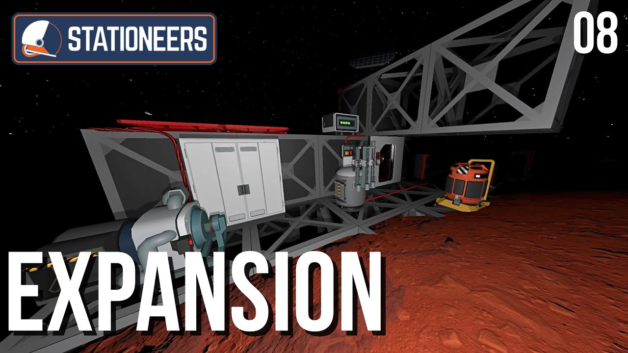 Расширение базы &mdash; Stationeers Mars (новый ландшафт)