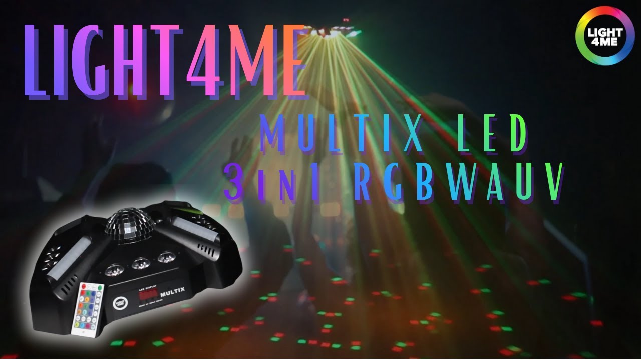 LIGHT4ME  MULTIX 3in1 LED - efekt świetlny RGBWAUV