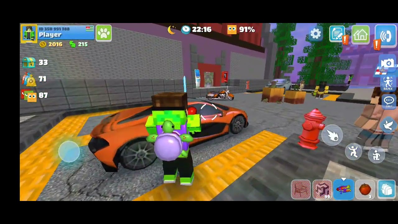 Mobile crazy game school party craft