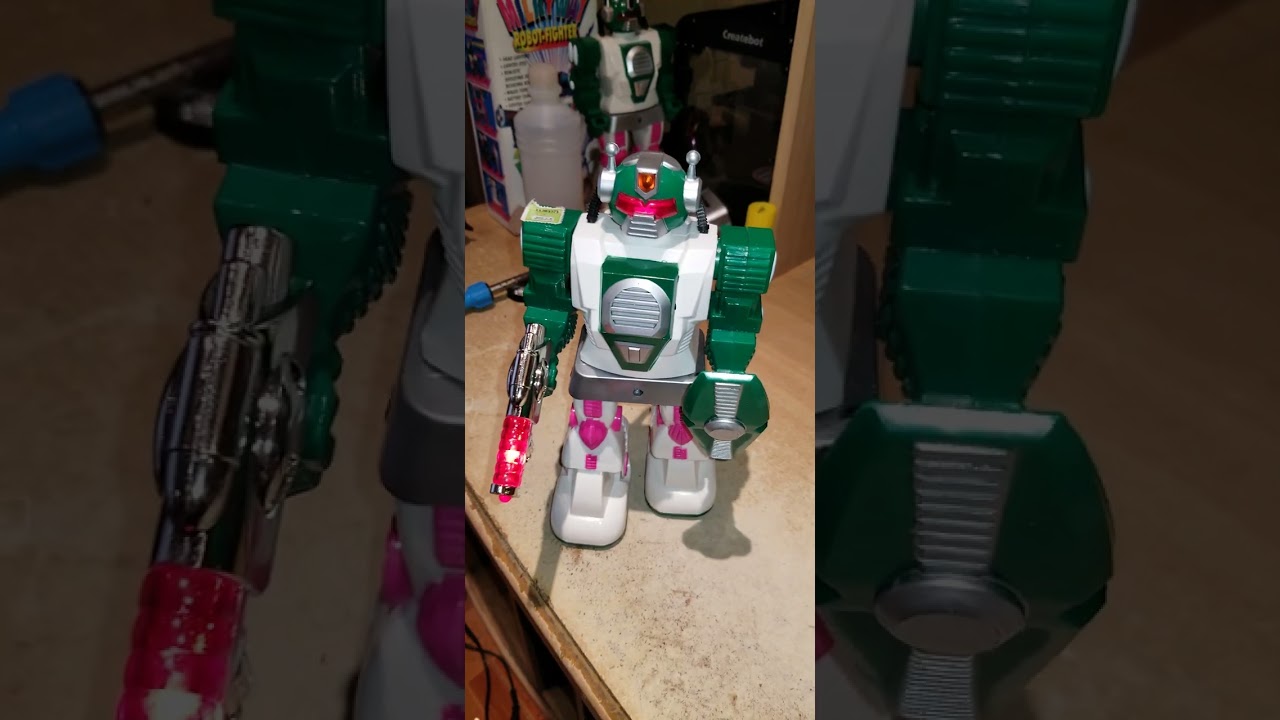Milkyway Robot Fighter (green, electronic variant) fixed