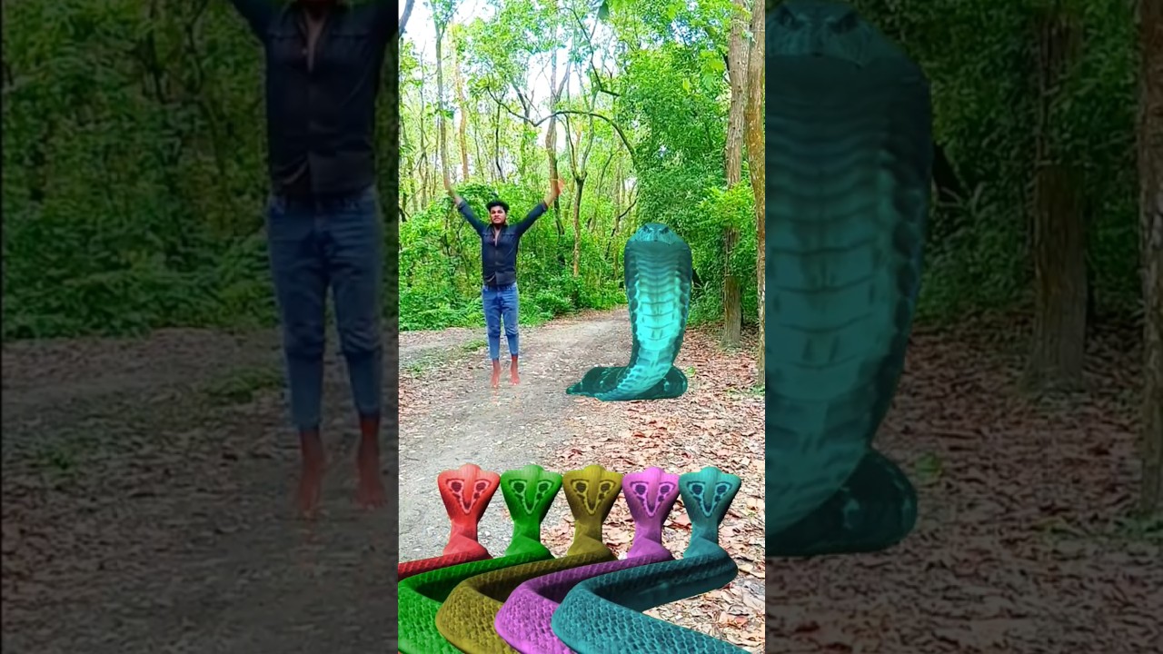 ye kya hua jungle may snake aya#hara#hara#shambhu#vfx#short#video