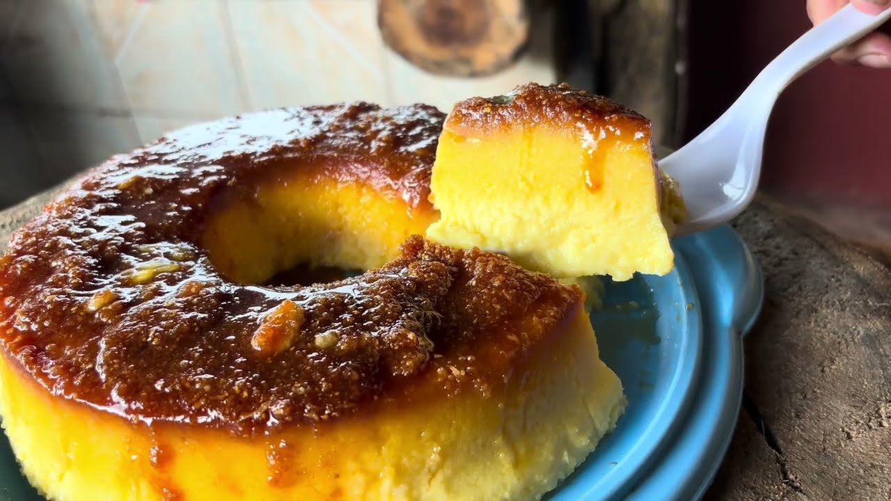 Pudim 🍮 de FLOCAO FÁCIL DE FAZER UMA DELÍCIA 🤤 ROTINA DA ROÇA 🤠🌱