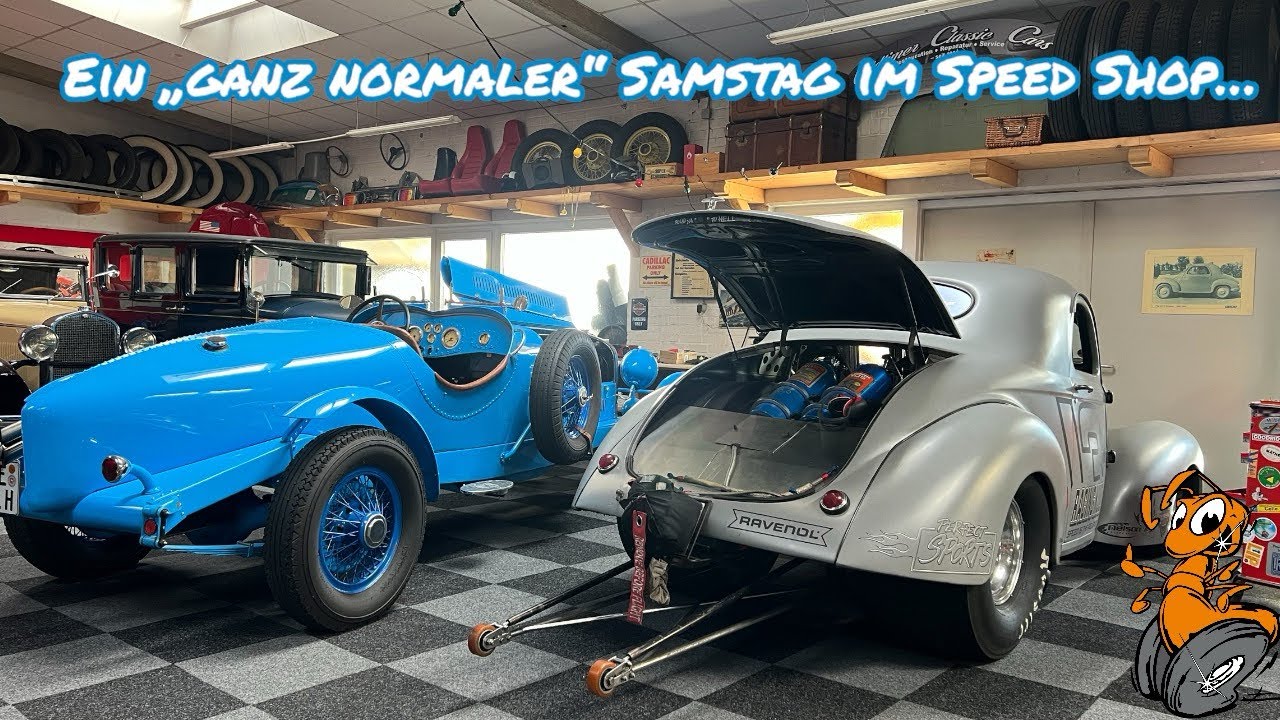 Ein ganz normaler Samstag im Race Antz Speed Shop (bzw. bei Oldtimer Classic Cars)