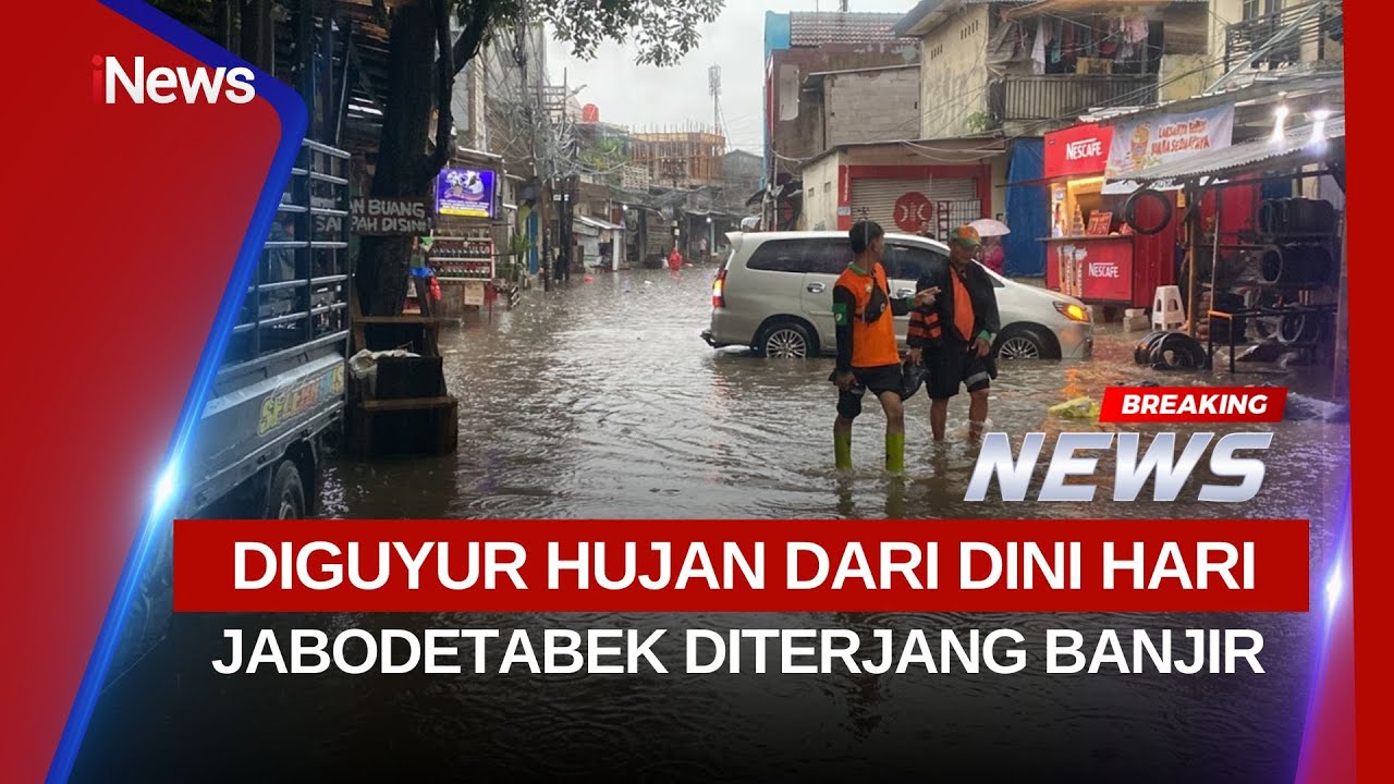 🔴BREAKING NEWS Jabodetabek Dikepung Banjir Pasca Diguyur Hujan Sejak Dini Hari (12/01)
