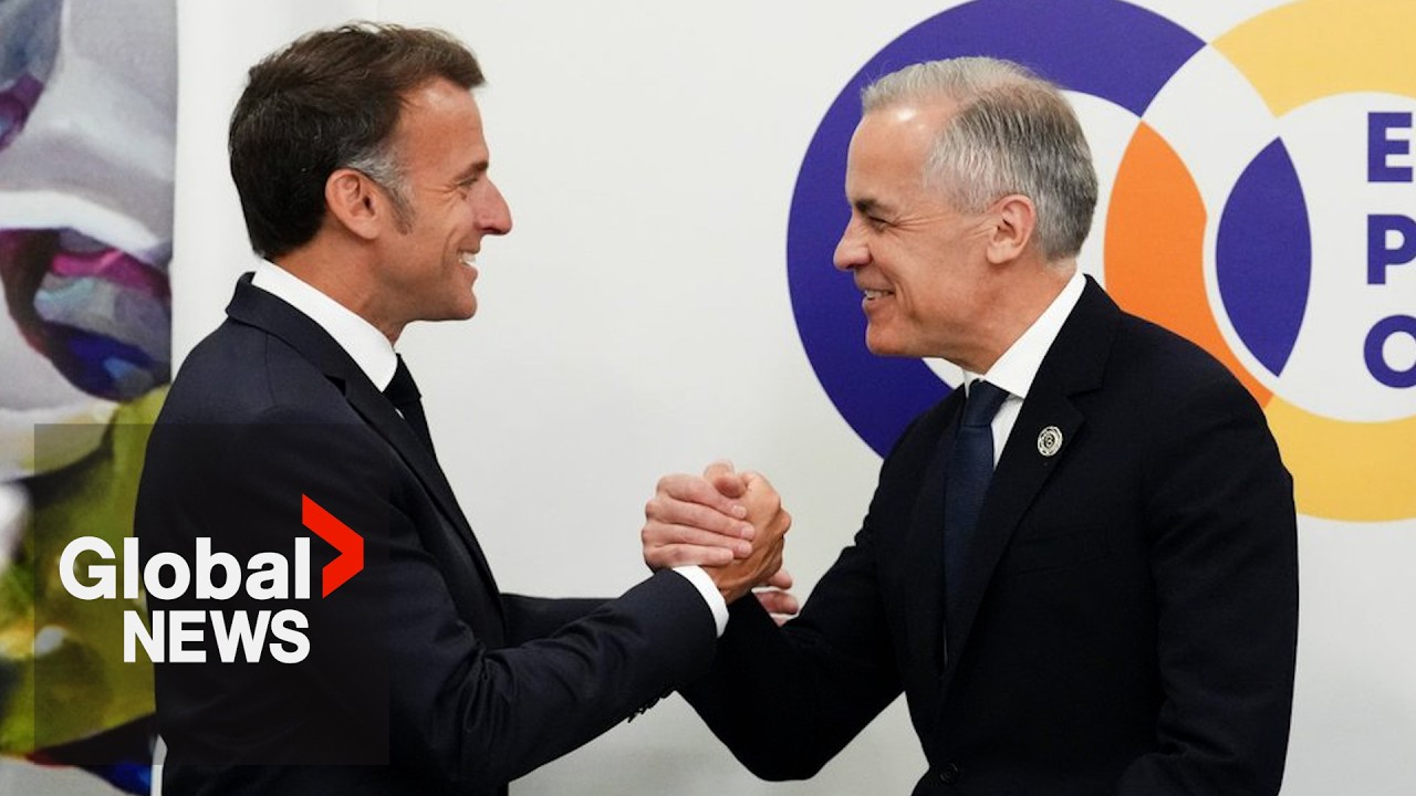 Why is Carney meeting French President Macron ahead of G7 meeting?