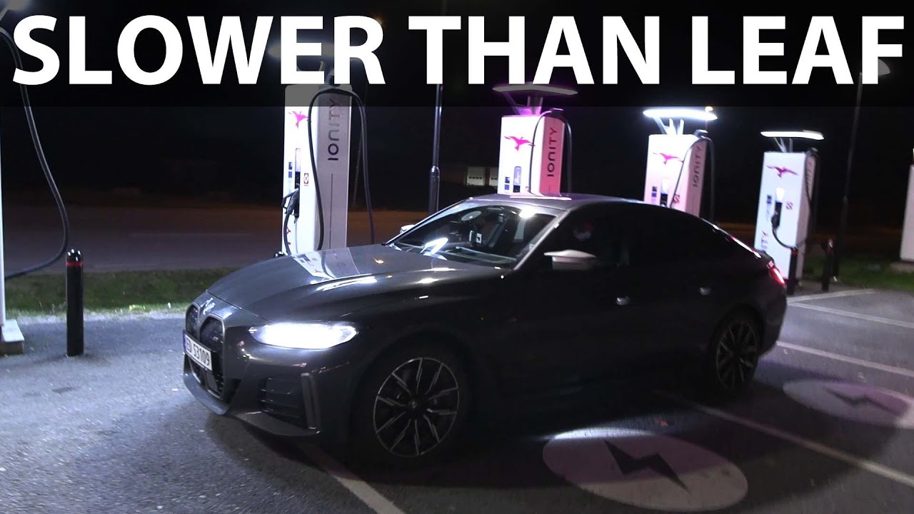 BMW i4 M50 DC fast charging throttle explained