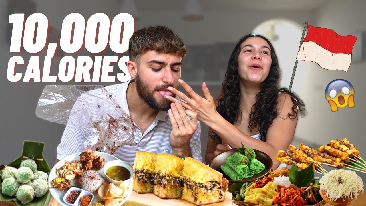 10,000 CALORIE CHALLENGE INDONESIAN FOOD 🍱🍛🍜🥞
