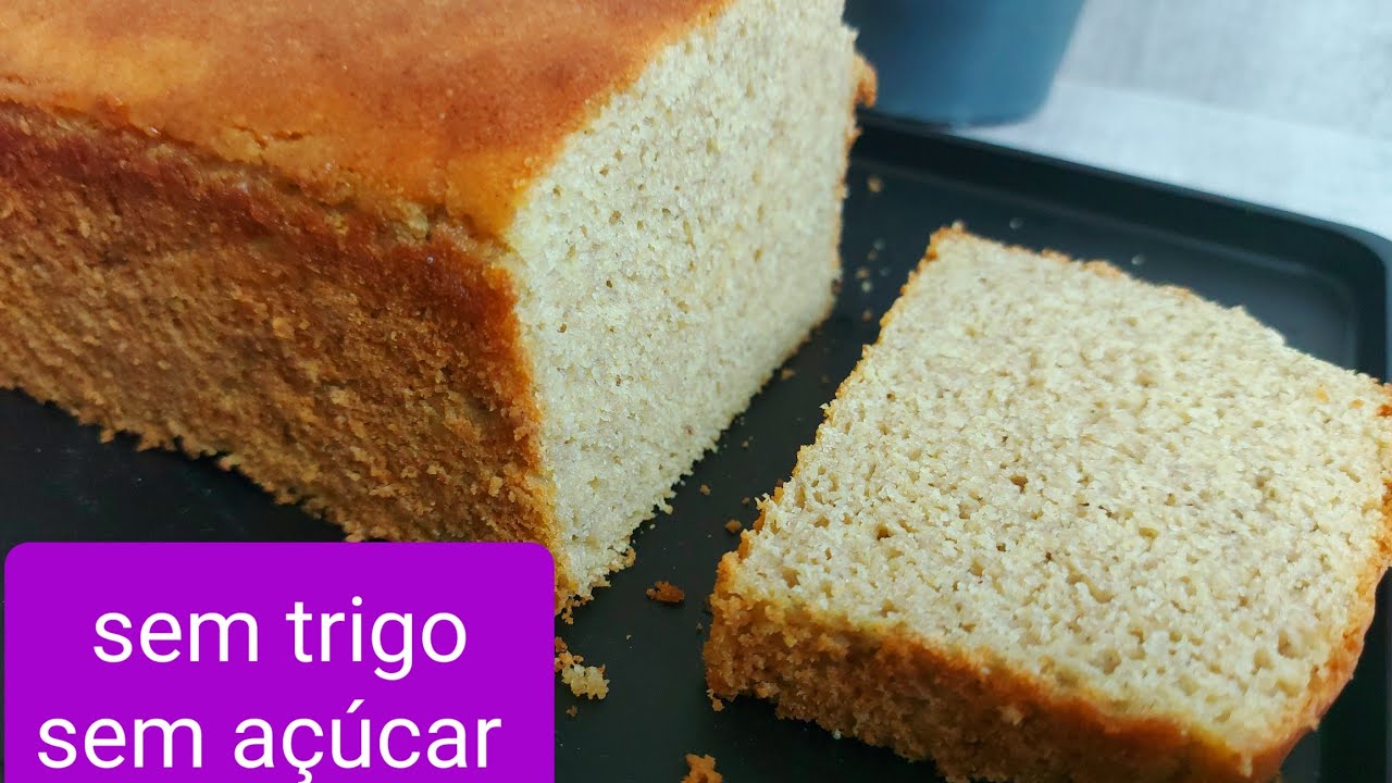 Pão Rápido  SEM AÇÚCAR/SEM TRIGO❤Pão caseiro rápido e fácil