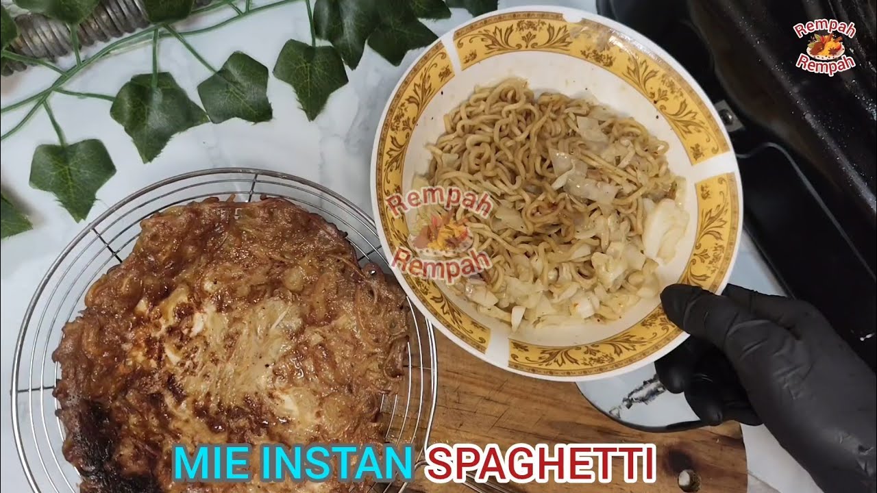 ANDALAN SATSET‼️MIE INSTAN SAYUR SPAGHETTI ALA ALA🤤