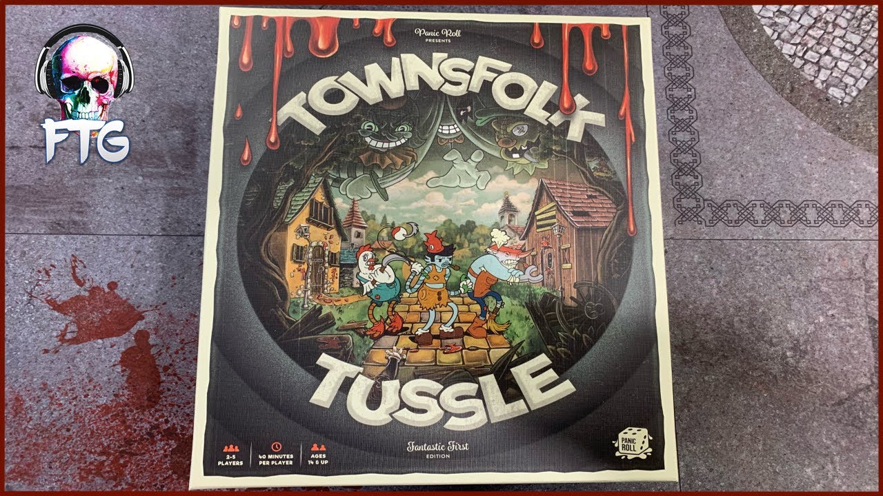 Unboxing Townsfolk Tussle by Panic Roll