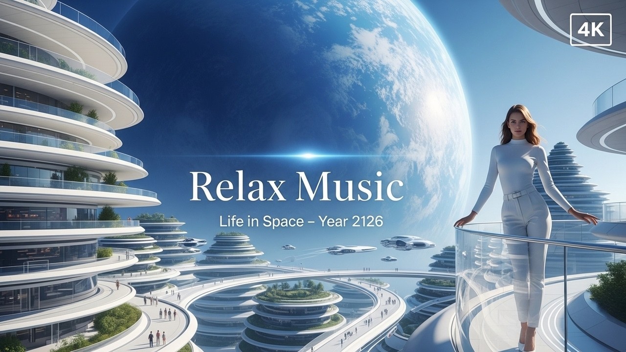Humanity's Future Home: The Skyport of 2126 | Relax in Space