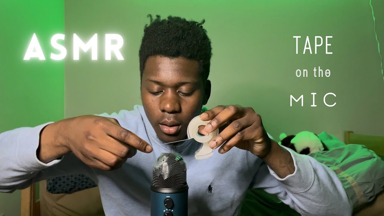 ASMR Tape On Mic For Intense Crinkle Heaven