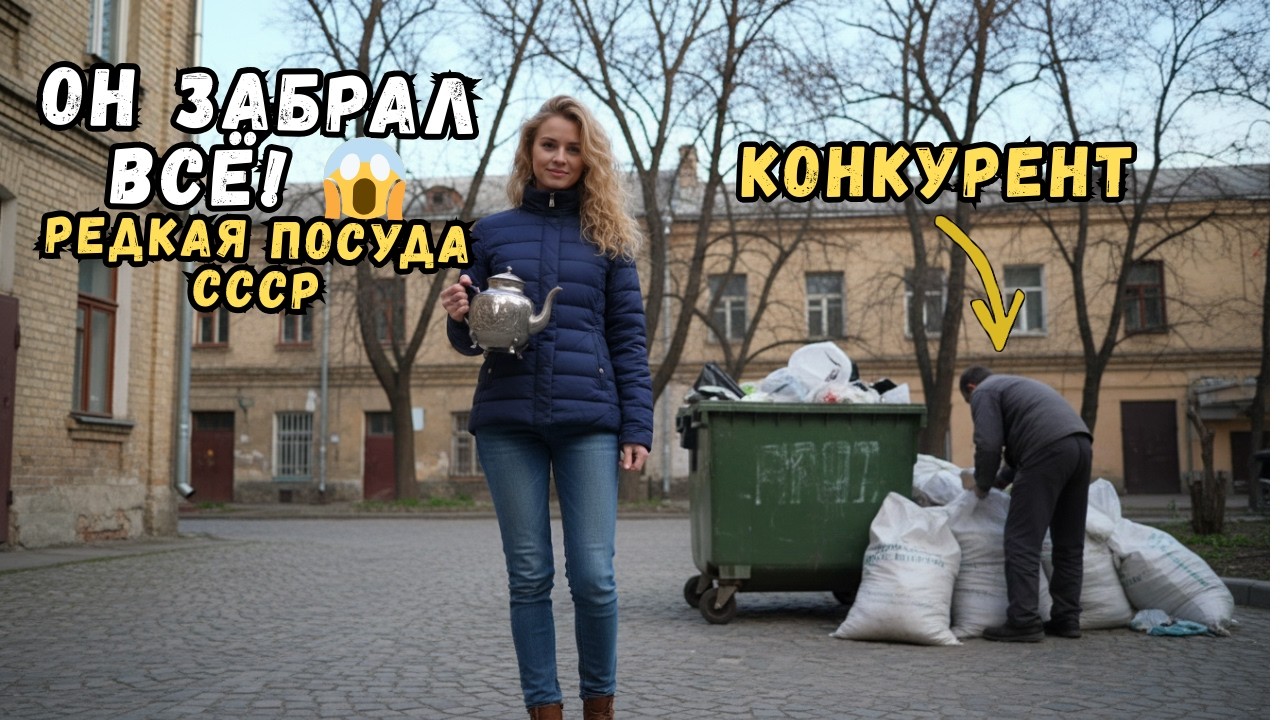 ВСЁ УШЛО КОНКУРЕНТУ! 😭🗑️💔 СТАРАЯ ПОСУДА СССР