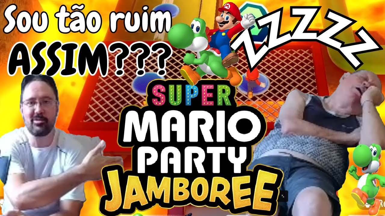 Mario Party, meu sogro dormiu me assistindo !!!