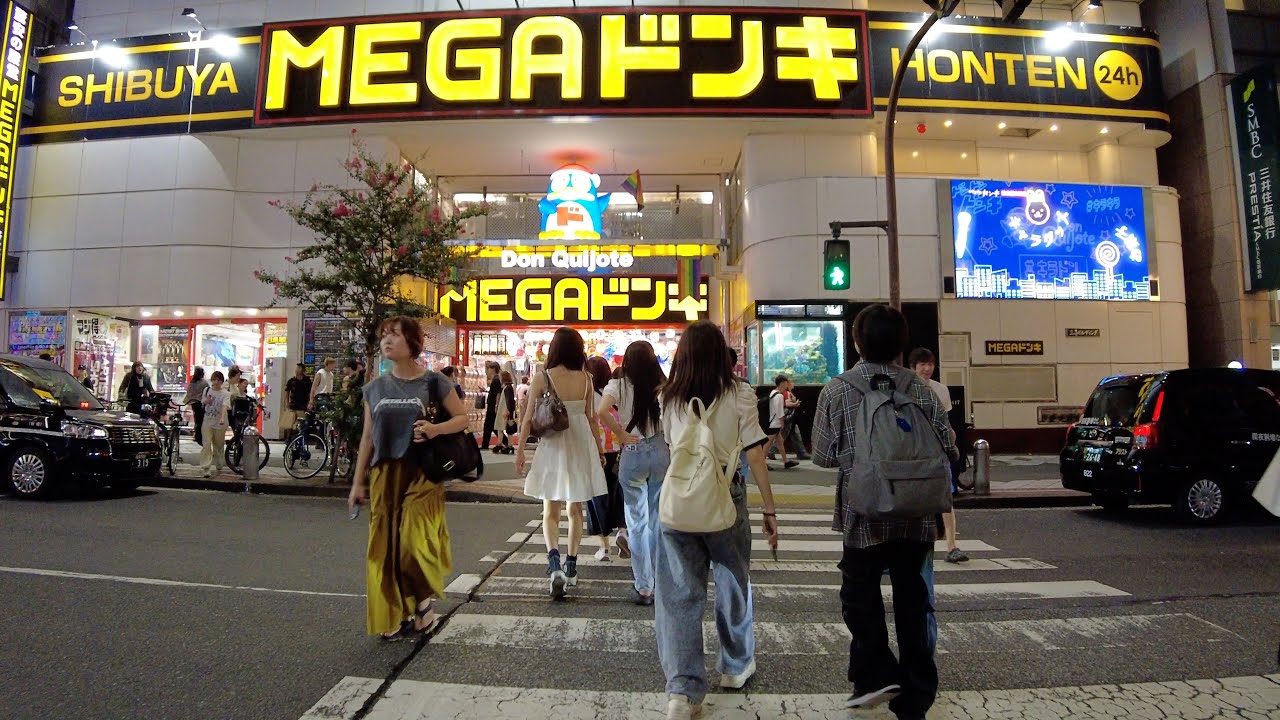 【4K】9割外国人観光客 渋谷のドンキホーテ Walk on Don Quixote in Shibuya,Tokyo【2024】